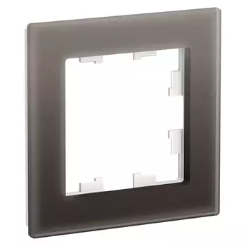 Рамка Schneider Electric ATLASDESIGN NATURE, 1-пост, органическое стекло, мокко (ATN320601)
