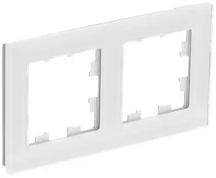 Рамка Schneider Electric AtlasDesign Nature, 2-поста, белый (ATN360102)