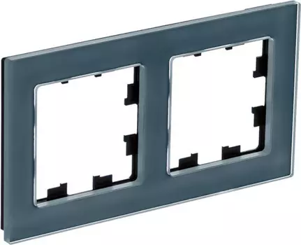 Рамка Schneider Electric AtlasDesign Nature, 2-поста, грифель (ATN360702)