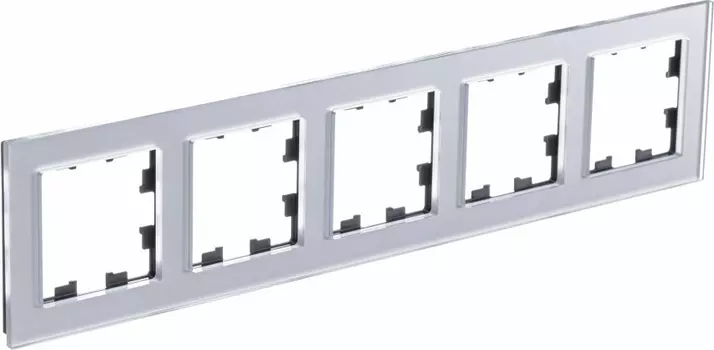 Рамка Schneider Electric AtlasDesign Nature, 5-постов, алюминий (ATN320305)