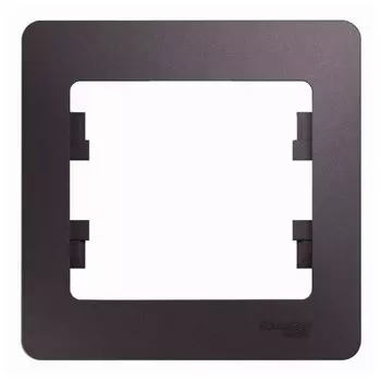 Рамка Schneider Electric GLOSSA, горизонтальная и вертикальная, 1-пост, 1, GSL001401 (GSL001401)