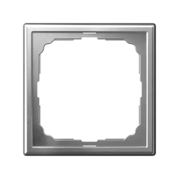 Рамка Systeme Electric ARTGALLERY, горизонтальная и вертикальная, 1-пост, алюминий (GAL000301)