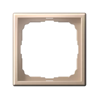 Рамка Systeme Electric ARTGALLERY, горизонтальная и вертикальная, 1-пост, песочный (GAL001201)