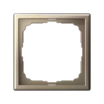 Рамка Systeme Electric ARTGALLERY, горизонтальная и вертикальная, 1-пост, шампань (GAL000501)