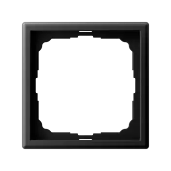 Рамка Systeme Electric ARTGALLERY, горизонтальная и вертикальная, 1-пост, карбон (GAL001001)