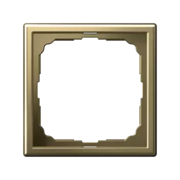 Рамка Systeme Electric ARTGALLERY, горизонтальная и вертикальная, 1-пост, золото (GAL001601)