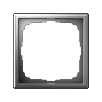 Рамка Systeme Electric ARTGALLERY, горизонтальная и вертикальная, 1-пост, сталь (GAL000901)