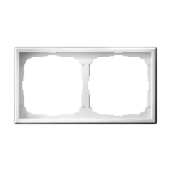 Рамка Systeme Electric ARTGALLERY, горизонтальная и вертикальная, 2-поста, белый (GAL000102)