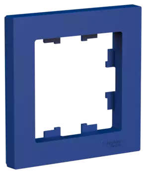 Рамка Systeme Electric AtlasDesign, 1-пост, аквамарин (ATN001101)