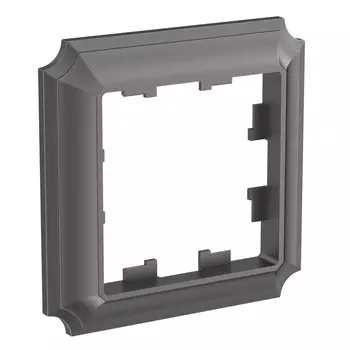 Рамка Systeme Electric AtlasDesign Antique, горизонтальная и вертикальная, 1-пост, МОККО (ATN100601)