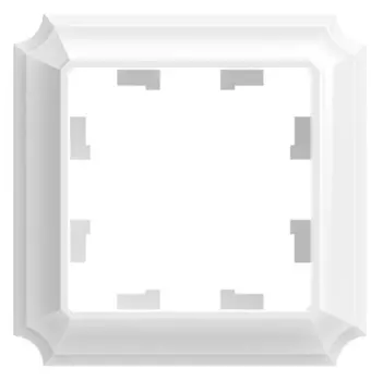 Рамка Systeme Electric AtlasDesign Antique, горизонтальная и вертикальная, 1-пост, белый (ATN100101)