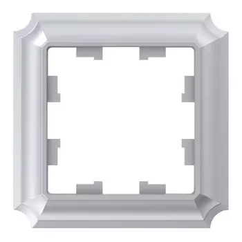 Рамка Systeme Electric AtlasDesign Antique, горизонтальная и вертикальная, 1-пост, алюминий (ATN100301)