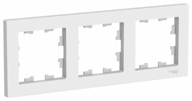 Рамка Systeme Electric ATN001303, 3-поста, белый (ATN001303)