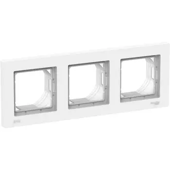 Рамка Systeme Electric ATN440103, 3-поста, белый (ATN440103)