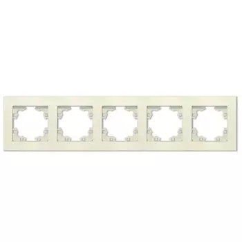 Рамка Universal Афина, 5, слоновая кость (A1042-I)