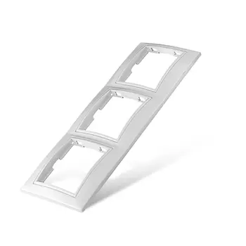 Рамка Universal Севиль, горизонтальная, 3-поста, белый (С0045)