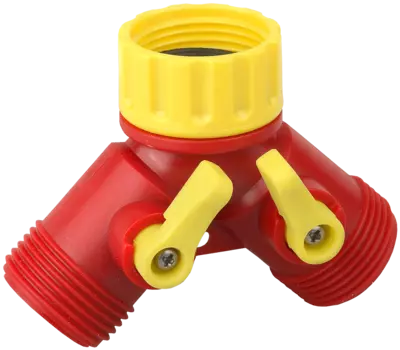 Распределитель воды двухканальный GRINDA GS-2, механический, 3/4" (19 мм) (8-426310/8-426310_z01)