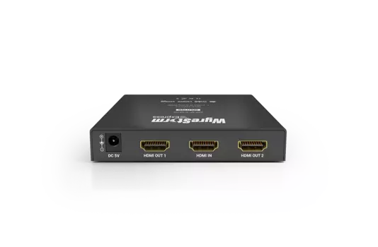 Разветвитель HDMI(19F)-2xHDMI(19F) 4K, черный Wyrestorm (EXP-SP-0102-H2)