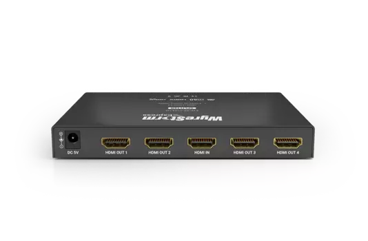 Разветвитель HDMI(19F)-4xHDMI(19F) 4K, черный Wyrestorm (EXP-SP-0104-H2)