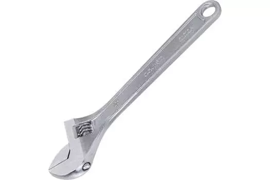 Разводной ключ Deli DL010A 10" Длина: 250 мм. Регулируемый размер зажима: 0-30 мм. Кованая специальная инструментальная сталь. Хромированная отделка. (DL010A)