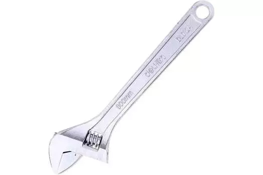 Разводной ключ Deli DL012A 12" Длина: 300 мм. Регулируемый размер зажима: 0-36 мм. Кованая специальная инструментальная сталь. Хромированная отделка. (DL012A)