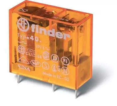 Реле миниатюрное FINDER, 8А (405290120000)