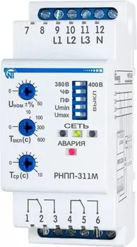 Реле напряжения НовАтек-Электро РНПП-311М, белый (3425601311)