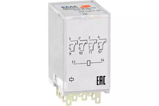 Реле промежуточное КЭАЗ OptiRel G RP55-34-220D-6-CO, 6А, 220В (281138)