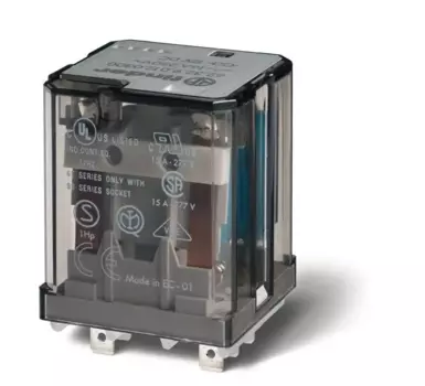 Реле силовое FINDER, 16А, черный (623292204800)