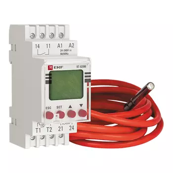 Реле температуры EKF RT-820M, с дисплеем, белый (RT-820M)