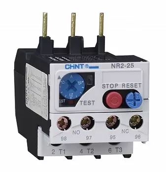 Реле тепловое CHINT NR2-25, 9-13А, 690B, белый (268095)