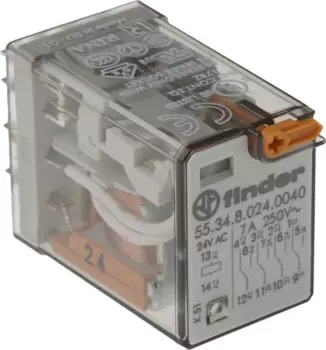 Реле универсальное FINDER, 7А (553480240000)