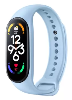 Ремешок Aceline Strap для Xiaomi Smart Band 7, силикон, голубой (BHR6200GL)