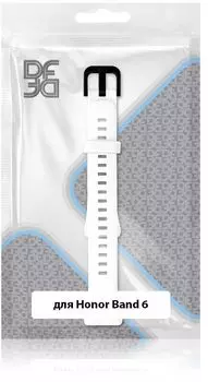 Ремешок DF для Honor Band 6, белый (hwclassicband-04 (white))