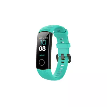 Ремешок DF для Huawei Honor Band 4/5, силикон, мятный (DF hwClassicband-02 (mint))