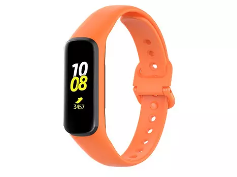 Ремешок DF для Samsung Galaxy Fit 2, оранжевый (sClassicband-03 (orange))
