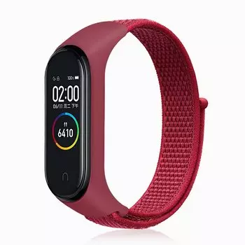Ремешок для Xiaomi Mi Band 3/Mi Band 4, спортивный, розовый (111867)