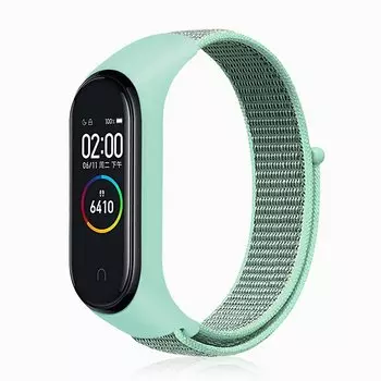 Ремешок для Xiaomi Mi Band 3/Mi Band 4, спортивный, светло-синий (111871)