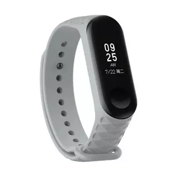 Ремешок для Xiaomi Mi Band 3, серый