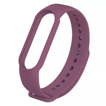 Ремешок для Xiaomi Mi Band 5, силиконовый, пурпурный (117540)