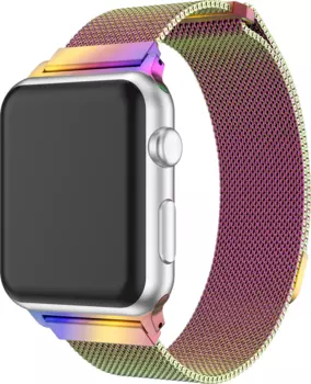 Ремешок EVA для Apple Watch, 42-44 мм, металлический, хамелеон (AWA002CF)