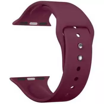 Ремешок Lyambda Altair для Apple Watch, силикон, бордовый (DS-APS08-40-WR)