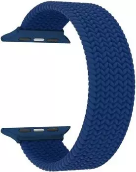 Ремешок LYAMBDA для Apple Watch, 42-44 мм, плетеный нейлоновый, синий (DSN-11-44-BL)