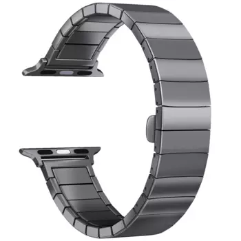 Ремешок Lyambda Libertas для Apple Watch, керамика, черный (DS-APG-06-44-BK)