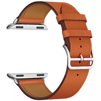 Ремешок Lyambda Mintaka для Apple Watch, кожа, оранжевый (LWA-02-40-OR)