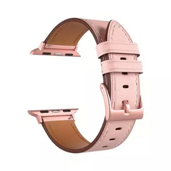 Ремешок Lyambda Nembus для Apple Watch, 42-44 мм, натуральная кожа, розовый (LWA-41-44-PK)