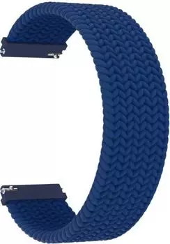 Ремешок Lyambda универсальный, 20 мм, плетеный нейлоновый, синий (DSN-08-20-BL)