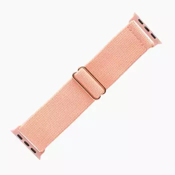 Ремешок noname для Apple Watch 38/40 mm, 38/40, нейлоновый монобраслет, peach (129995)