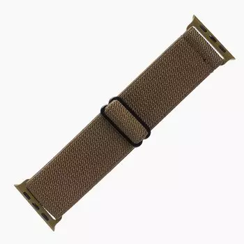 Ремешок для Apple Watch, 42-44 мм, нейлоновый монобраслет, темно-зеленый (130002)