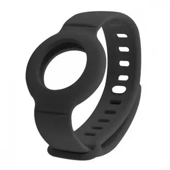 Ремешок Red Line для Apple Airtag, силикон, черный (УТ000026113)